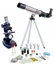 Образователен комплект Edu Toys - Астрономически телескоп и микроскоп