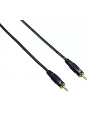 Екраниран кабел Bespeco - EA2MJ150, 1 m, черен -1