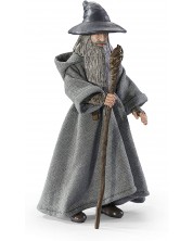 Екшън фигура The Noble Collection Movies: The Lord of the Rings - Gandalf (Bendyfigs), 19 cm