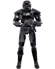 Екшън фигура Hasbro Television: The Mandalorian - Dark Trooper (Black Series Deluxe), 15 cm