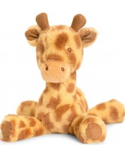 Екологична плюшена играчка Keel Toys - Седнал жираф, 17 cm