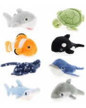 Eкологична плюшена играчка Keel Toys Keeleco - Морски свят, 12 cm, асортимент -1