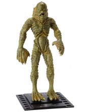 Екшън фигура The Noble Collection Horror: Universal Monsters - Creature from the Black Lagoon (Bendyfigs), 19 cm -1