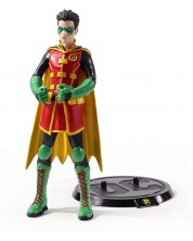 Екшън фигура The Noble Collection DC Comics: Batman - Robin (Bendyfigs), 19 cm