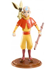 Екшън фигура The Noble Collection Animation: Avatar: The Last Airbender - Aang (Bendyfig), 18 cm