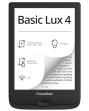 Електронен четец Pocketbook - Basic LUX 4, 6'', 8GB, черен