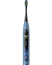Електрическа четка за зъби Oclean - X10, 1 накрайник, синя