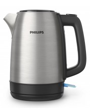 Електрическа кана Philips - HD9350/90, 2200W, 1.7 l, сива