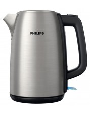 Електрическа кана Philips - HD9351, 2200W, 1.7 l, сива -1