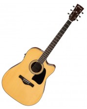Електро-акустична китара Ibanez -AW70ECE, Natural High Gloss