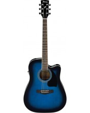 Електро-акустична китара Ibanez - PF15ECE, Blue Sunburst High Gloss