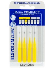 Elgydium Clinic Интердентални четки Mono Compact, ISO 2, 4 броя, жълти -1