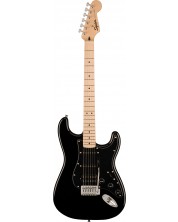 Електрическа китара Fender - Squier Sonic Stratocaster HSS MN, черна