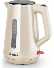 Електрическа кана за вода Bosch - MyMoment, 2400W, 1.7 l, бежова -1