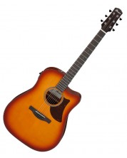 Електро-акустична китара Ibanez - AAD50CE LBS, Light Brown Sunburst -1