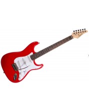 Електрическа китара Arrow - STS-01 Red SSS RW, червена/бяла -1