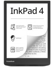 Електронен четец PocketBook - InkPad 4, 7.8'', 32GB, Stardust Silver