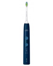 Електрическа четка за зъби Philips Sonicare - HX6851/53, 1 накрайник, бяла/синя