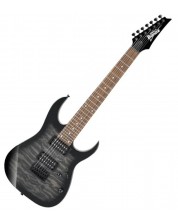 Електрическа китара Ibanez - GRG7221QA, Transparent Black Sunburst -1