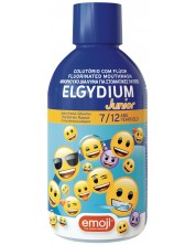 Elgydium Junior Детска флуоридна вода за уста Emoji, 7-12 години, 500 ml