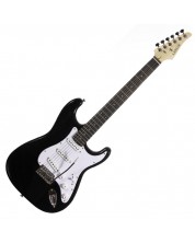 Електрическа китара Arrow - ST 111, Deep Black Rosewood/White -1