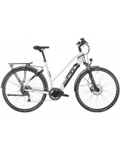 Дамски електрически велосипед SPRINT - Faster Lady, 28", 530 mm, бял/черен -1