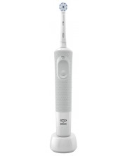 Електрическа четка за зъби Oral-B - Vitality 100 Sensi Ultra Box, бяла -1