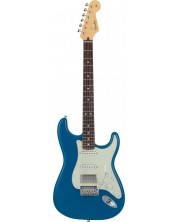 Електрическа китара Fender - Japan Hybrid II Stratocaster HSS, Forest Blue -1