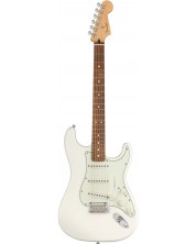 Електрическа китара Fender - Player Stratocaster PF, Polar White -1