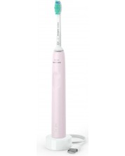 Електрическа четка за зъби Philips - HX3671/11, 1 накрайник, розова -1