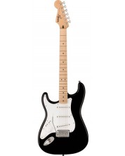 Електрическа китара Fender - Squier Sonic Stratocaster LH MN, черна -1