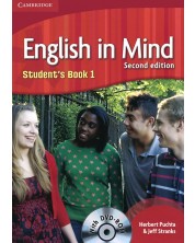 English in Mind Level 1 Student's Book with DVD-ROM / Английски език - ниво 1: Учебник + DVD-ROM -1