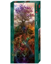 Панорамен пъзел Heye от 1000 части - Магнезиево дърво Анди Томас