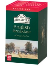 English Breakfast Черен чай, 20 пакетчета, Ahmad Tea