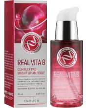 Enough Premium Озаряваща ампула за лице Real Vita 8 Complex Pro, 30 ml -1