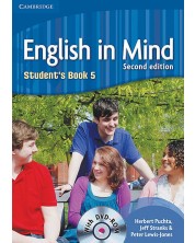 English in Mind Level 5 Student's Book with DVD-ROM / Английски език - ниво 5: Учебник + DVD-ROM