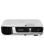 Мултимедиен проектор Epson - EB-W51, бял/черен -1