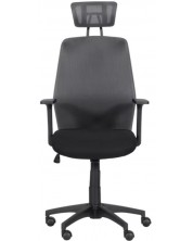 Ергономичен стол Carmen - 7535, сив/черен