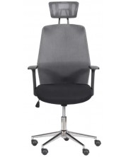 Ергономичен стол Carmen - 7535-1, сив/черен -1