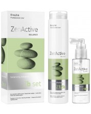 Erayba Zen Active Балансиращ комплект за мазна коса, 2 части