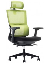 Ергономичен стол RFG - Grove, черен/зелен -1