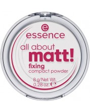 Essence Фиксираща компактна пудра All About Matt, 8 g