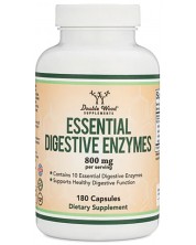 Essential Digestive Enzymes, 180 капсули, Double Wood