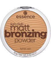 Essence Бронзираща пудра Sun Club Matt, 01 Natural, 15 g
