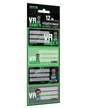 Ученически етикети Lizzy Card Bossteam VR Gamer -12 броя