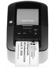 Етикетен принтер Brother - QL-700, черен/сив