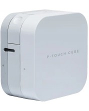 Етикетен принтер Brother - P-touch CUBE PT-P300BT, бял -1