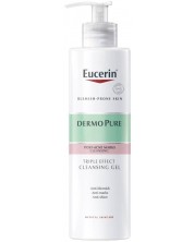 Eucerin DermoPure Измиващ гел с тройно действие за лице и тяло, 400 ml