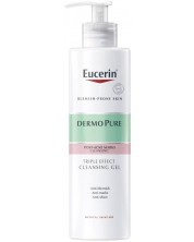 Eucerin DermoPure Измиващ гел с тройно действие за лице и тяло, 400 ml -1