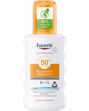 Eucerin Sun Слънцезащитен спрей за деца Sensitive Protect, SPF 50+, 200 ml -1